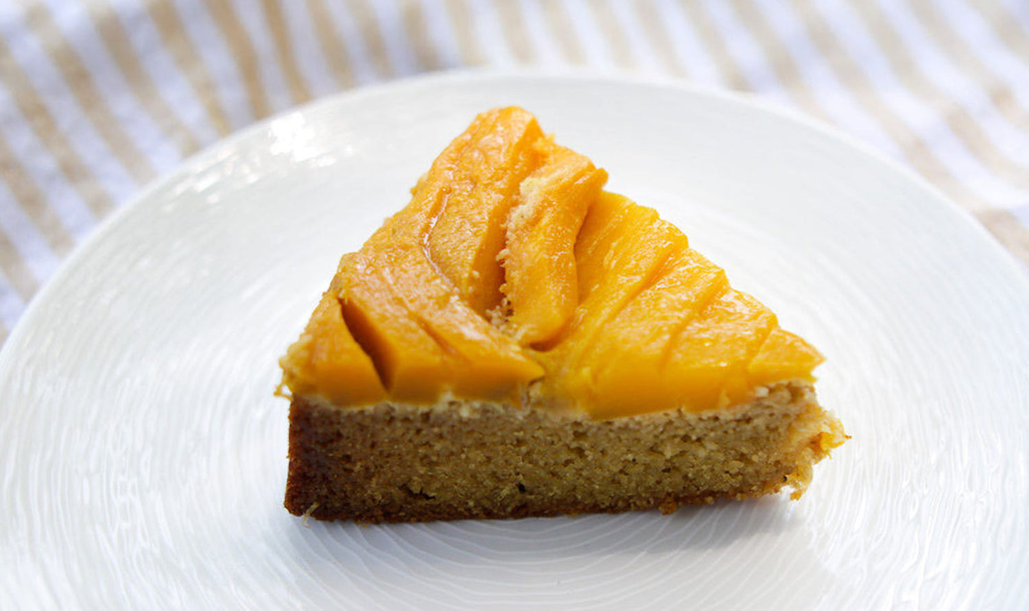 Almond Flour Mango Upside Down Cake