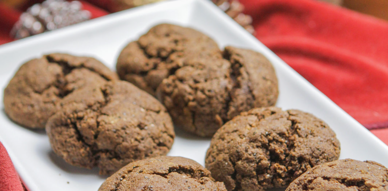 Chocolate Pumpkin Chia Cookies