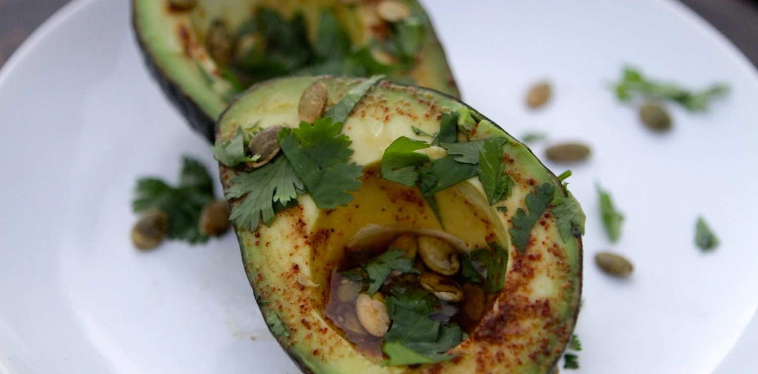 Simple Dressed Avocado