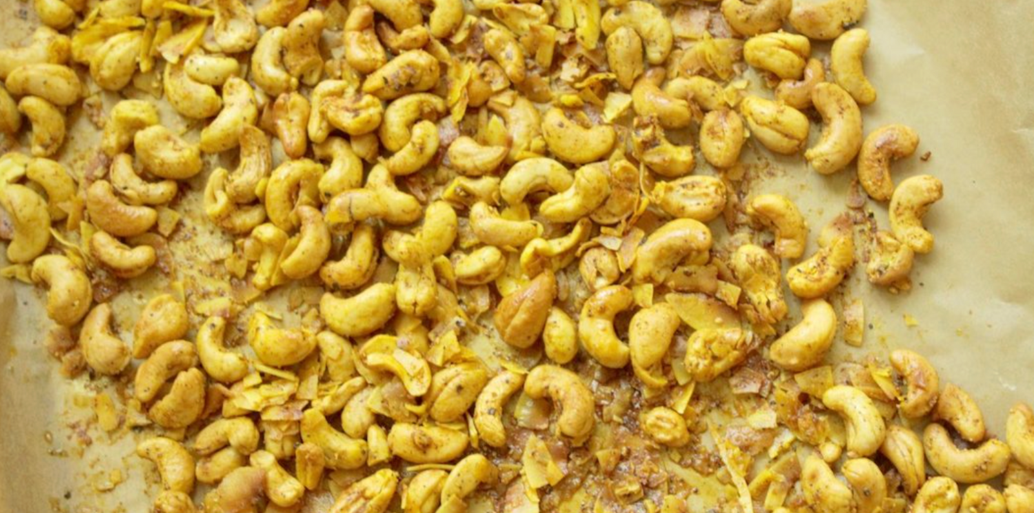 Turmeric Roasted Cashews