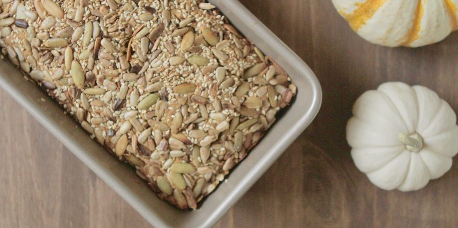 Seedy Keto Pumpkin Bread
