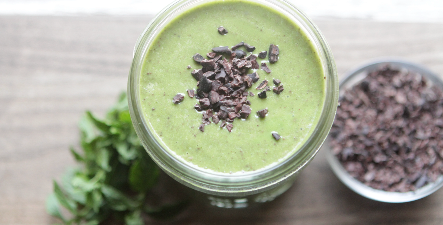 Mint Chocolate Chip Smoothie