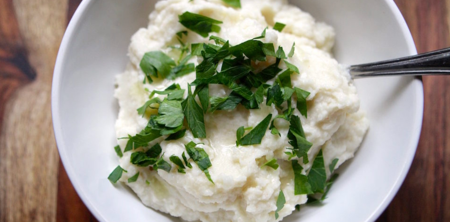 Parmesan Truffle Cauliflower Mash