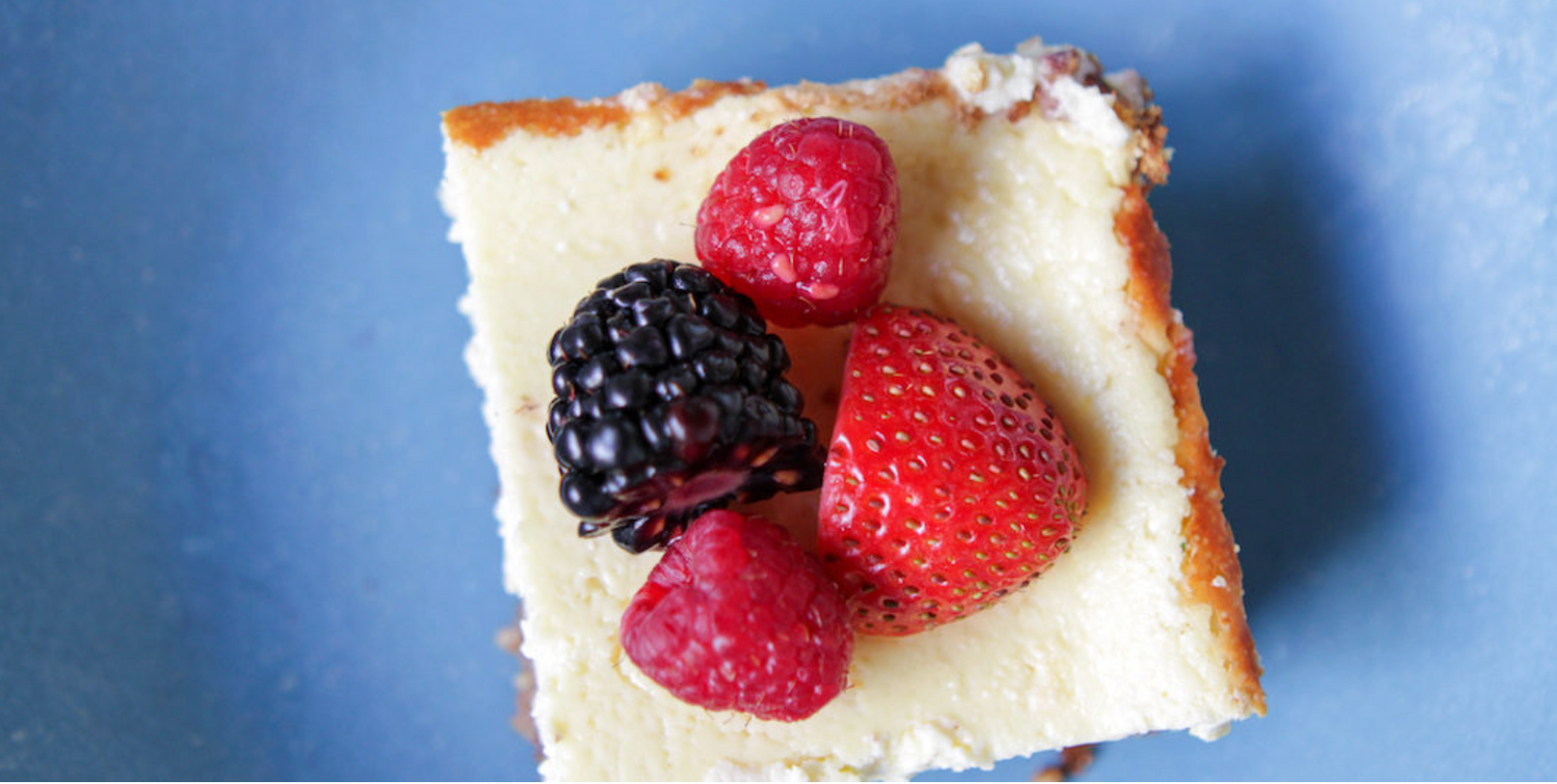 Greek Yogurt Cheesecake Bars
