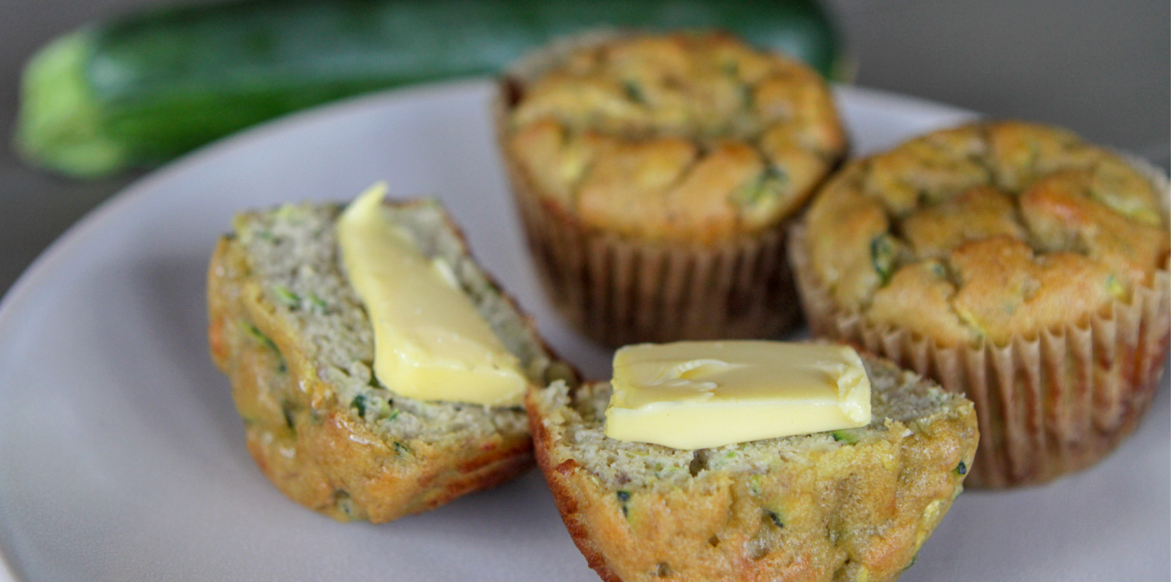 Low Carb Zucchini Collagen Muffins