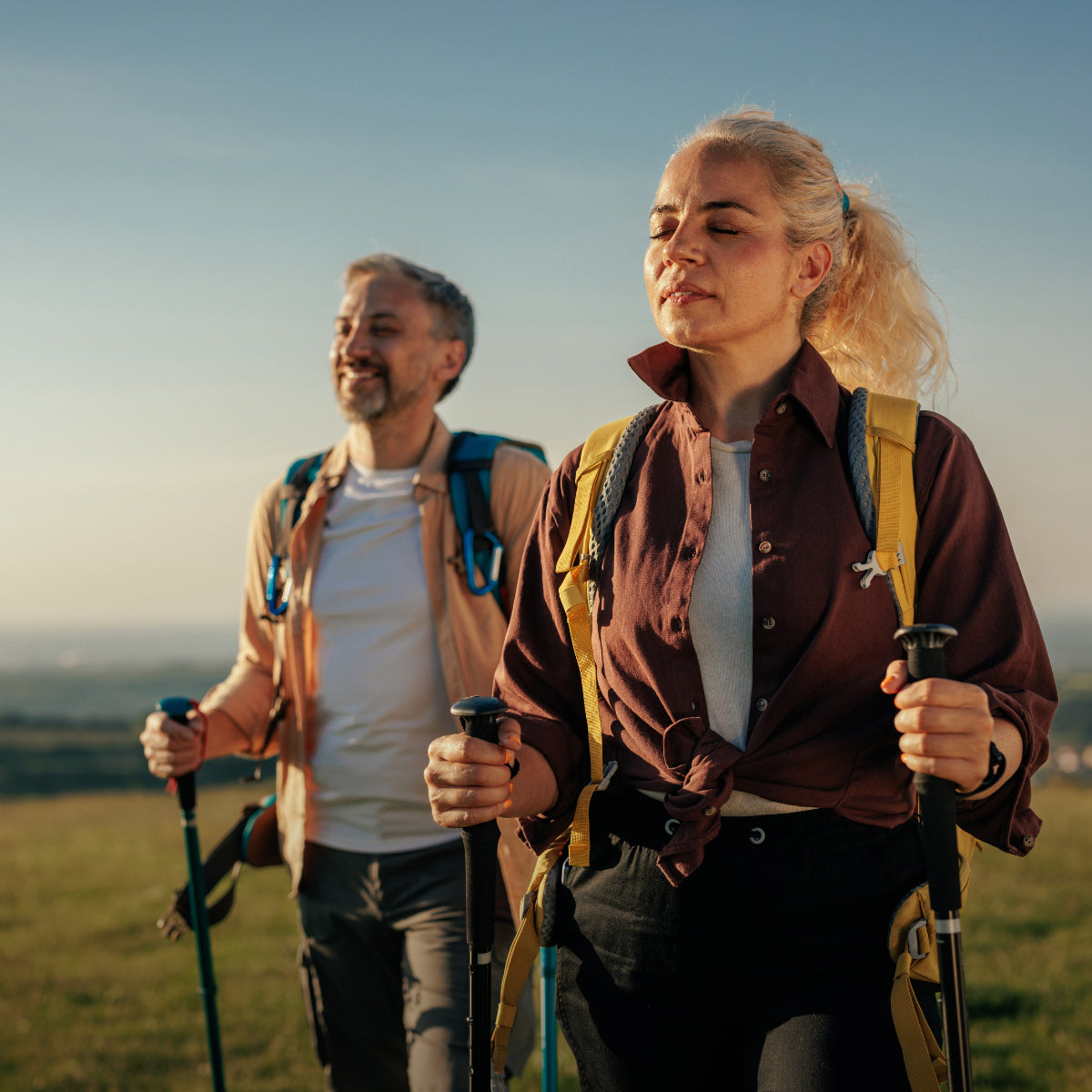hiking at middle age pain free