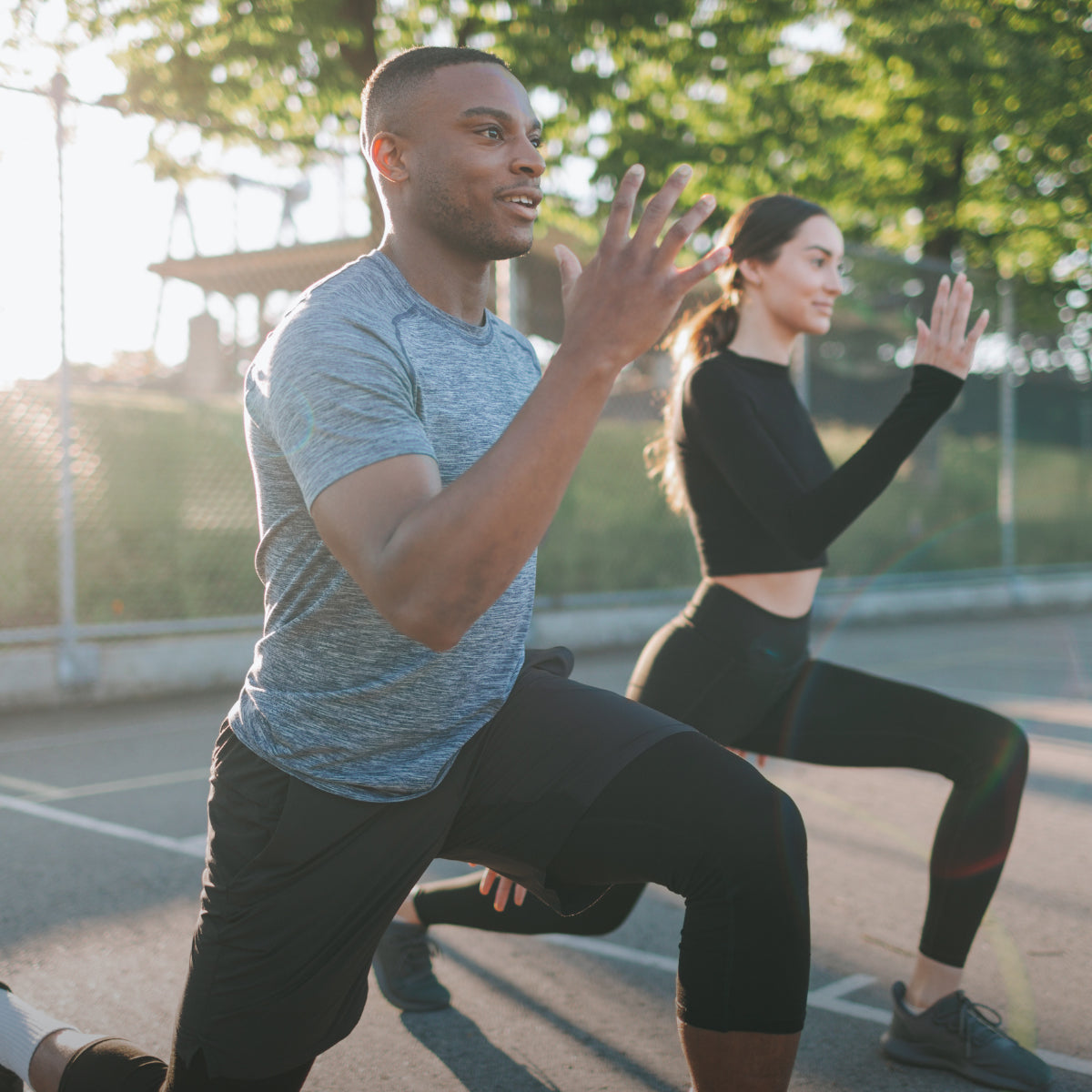 workout for wellness doing squats