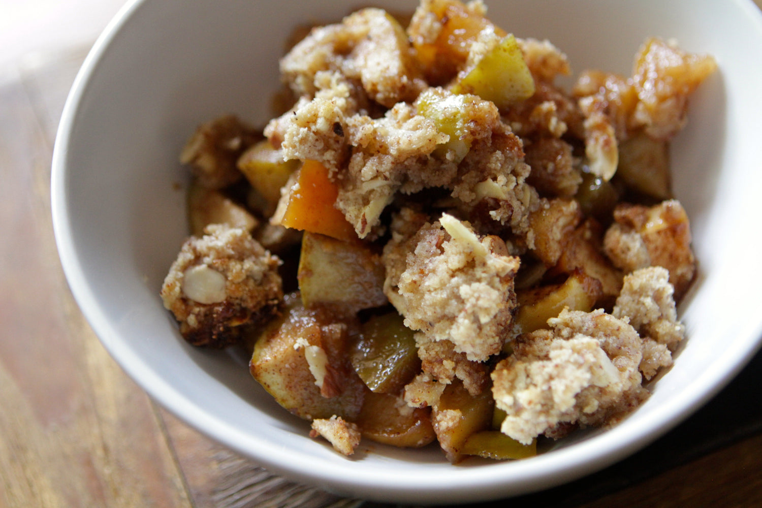 Gingered Apple Crumble