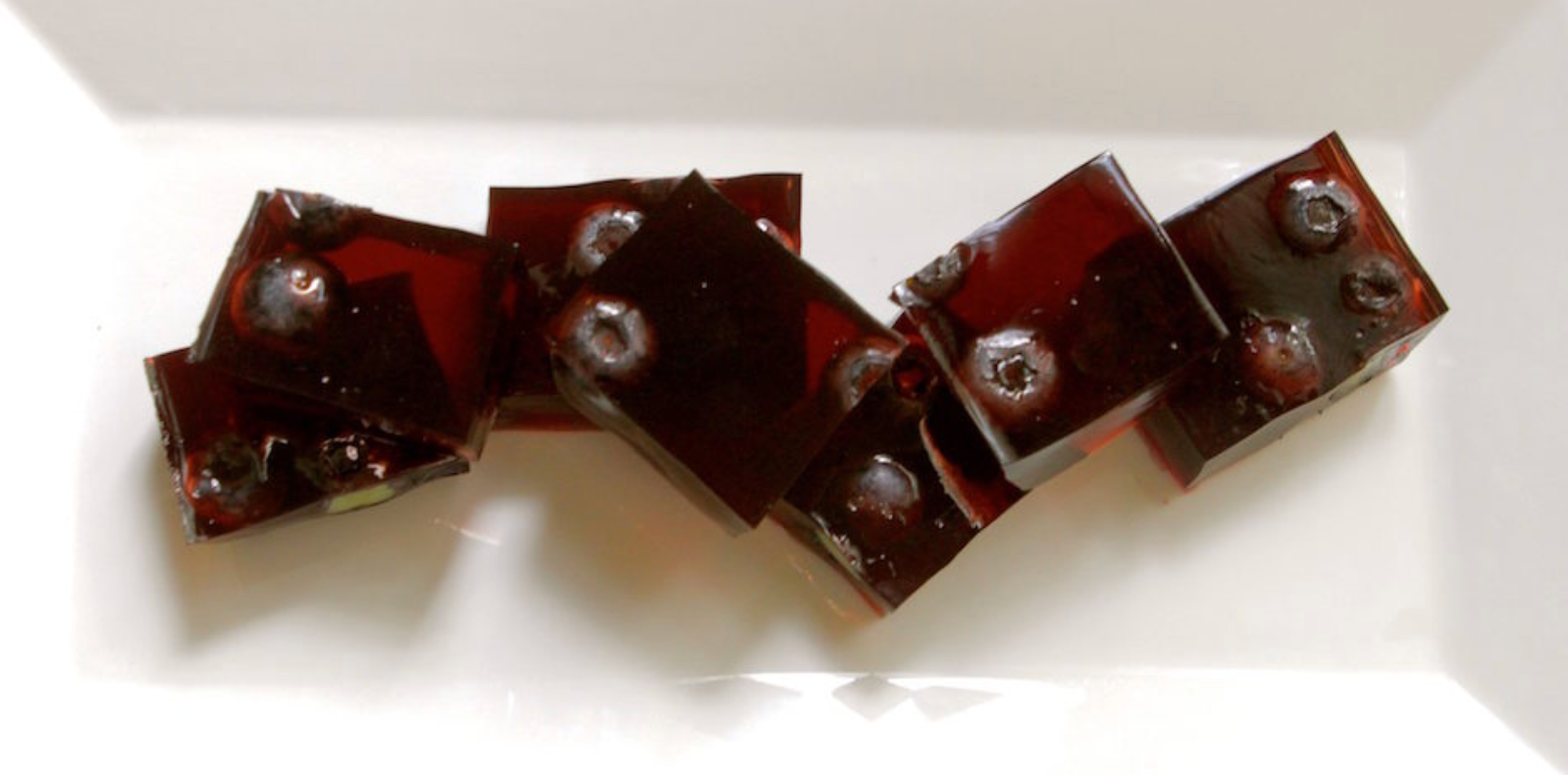 Blueberry Cherry Ginger Jigglers