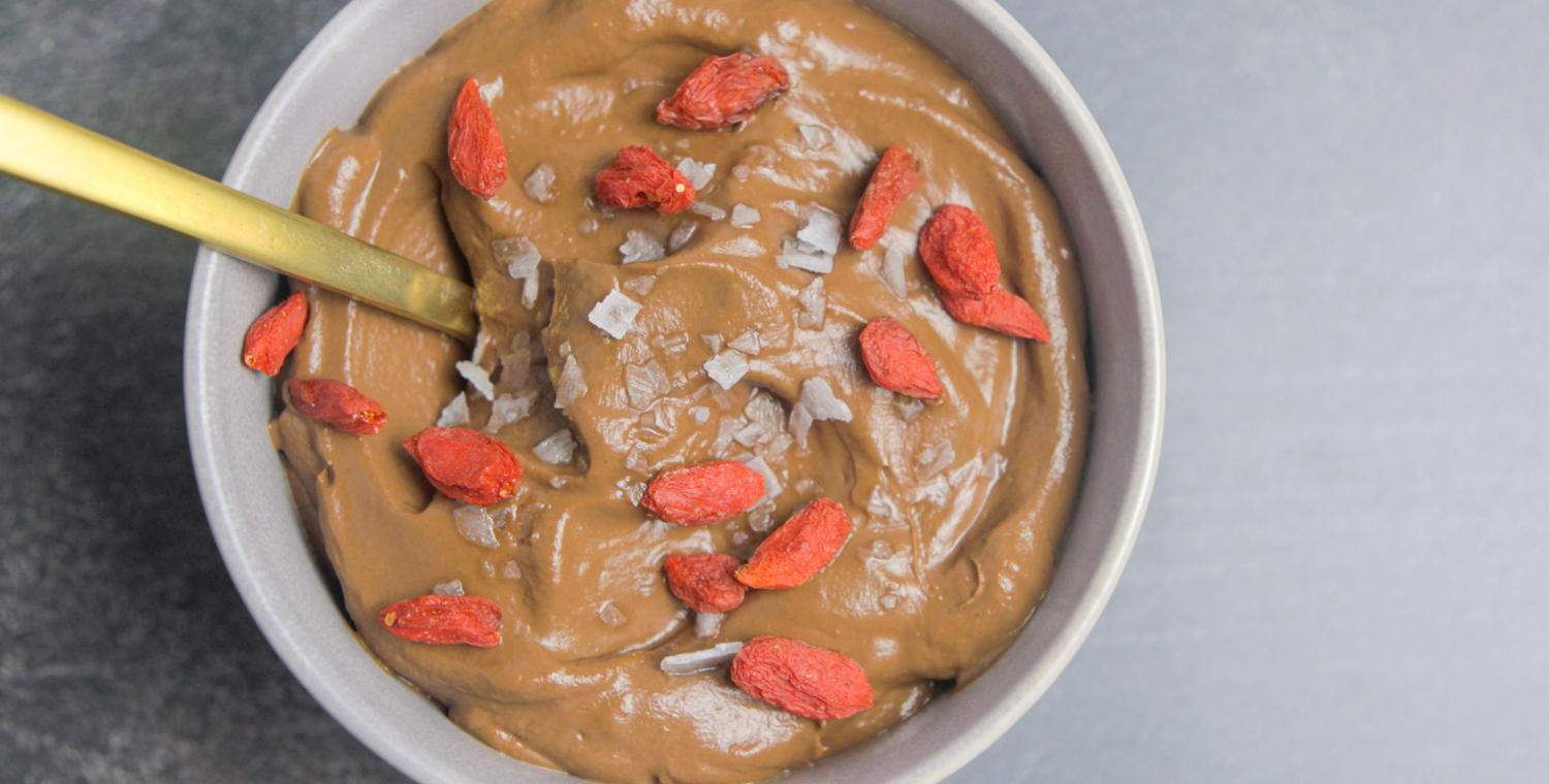 Spicy Maca Chocolate Avocado Mousse