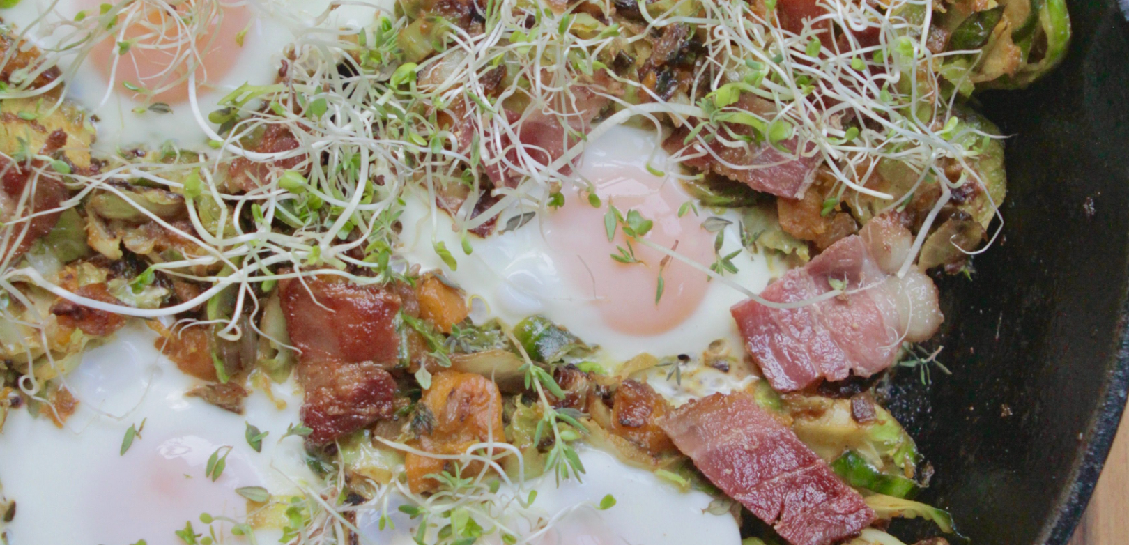 Butternut Brussel Breakfast Hash