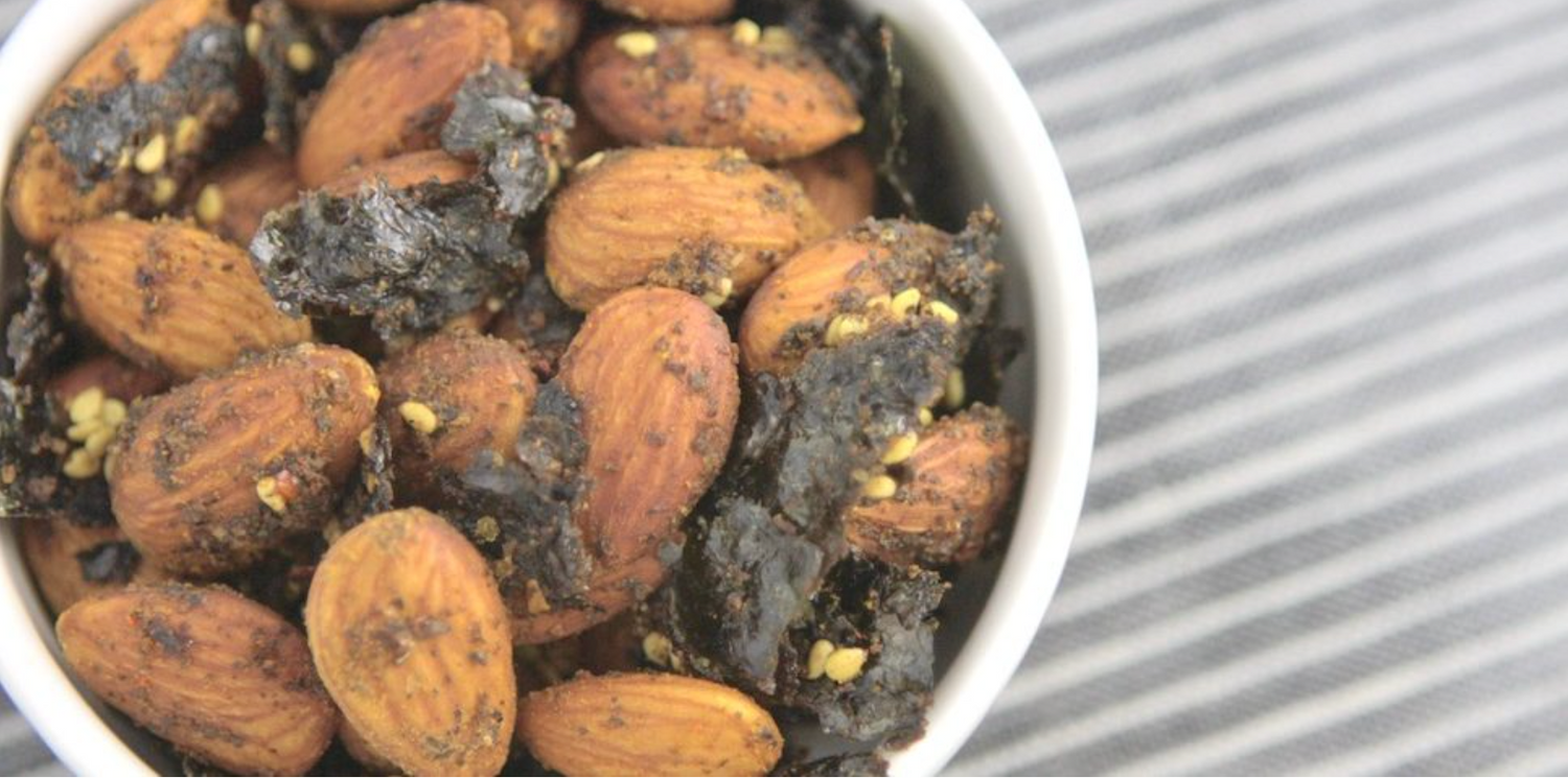 Roasted Almonds with Nori and Sesame