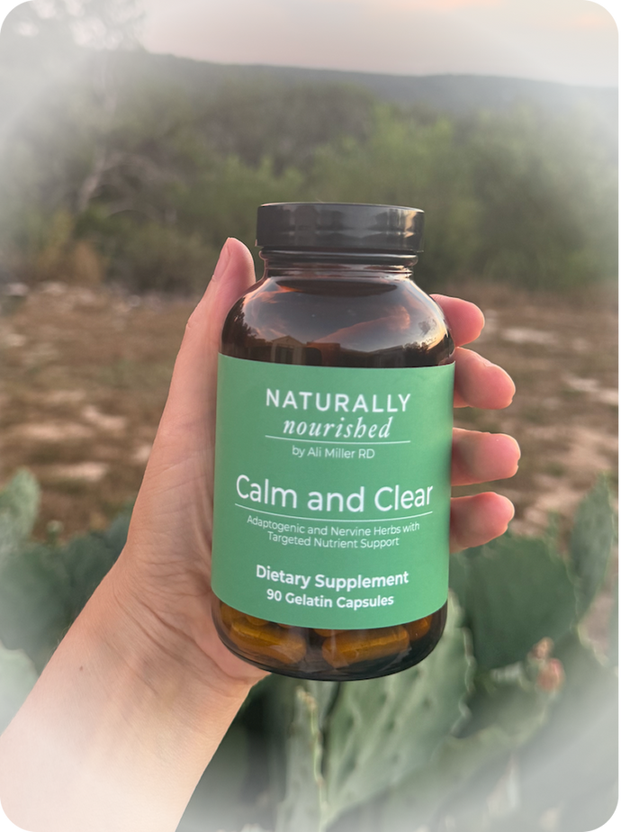 Calm and Clear bottle