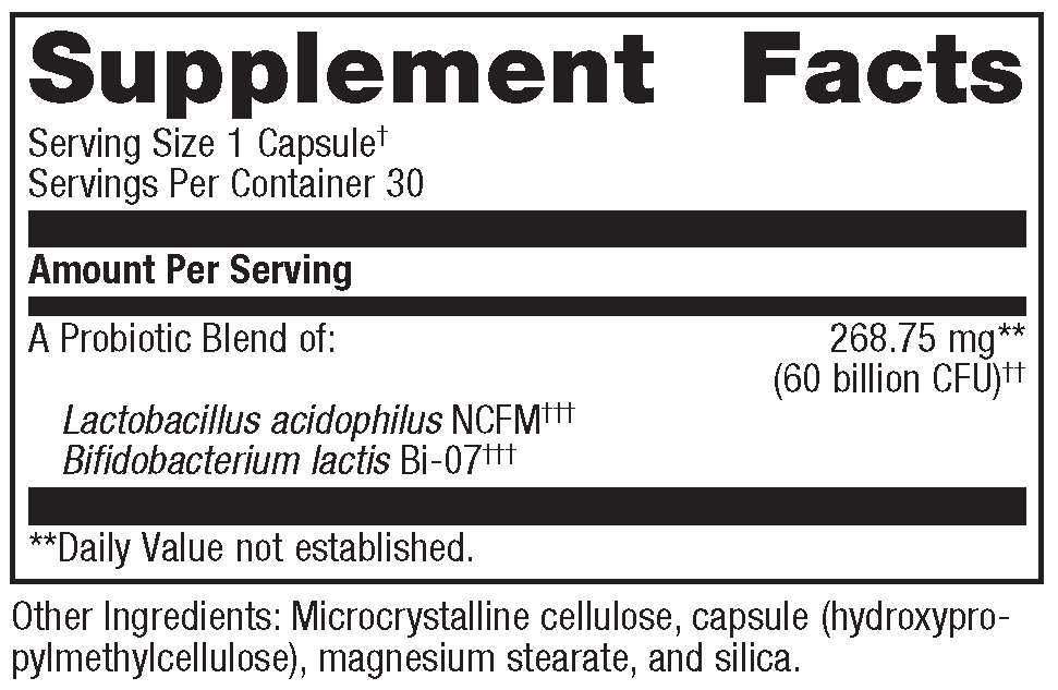 Targeted Strength Probiotic