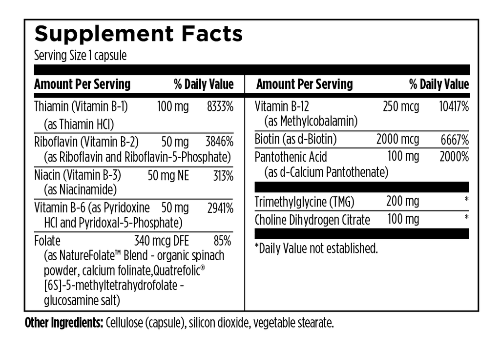 B Complex Naturally Nourished